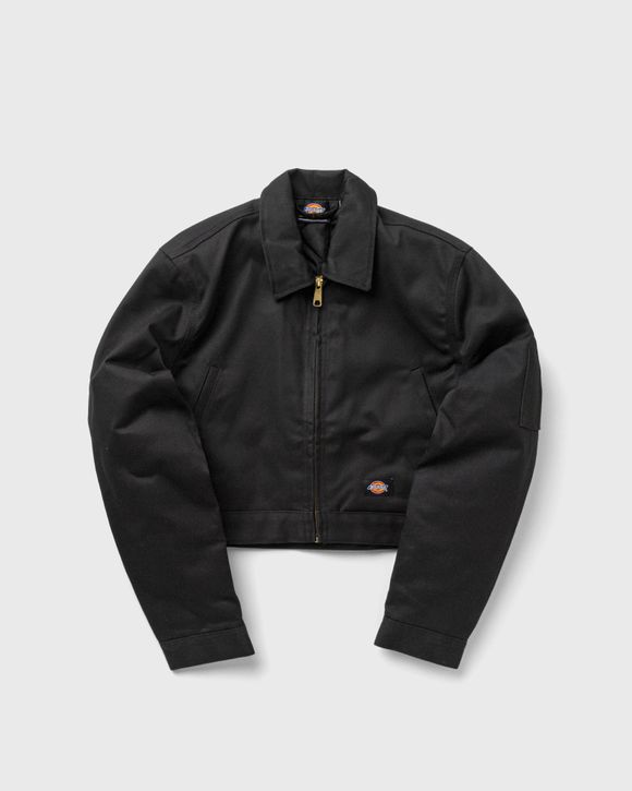 DICKIES WMNS LINED EISENHOWER CROPPED REC JACKET Black - BLACK