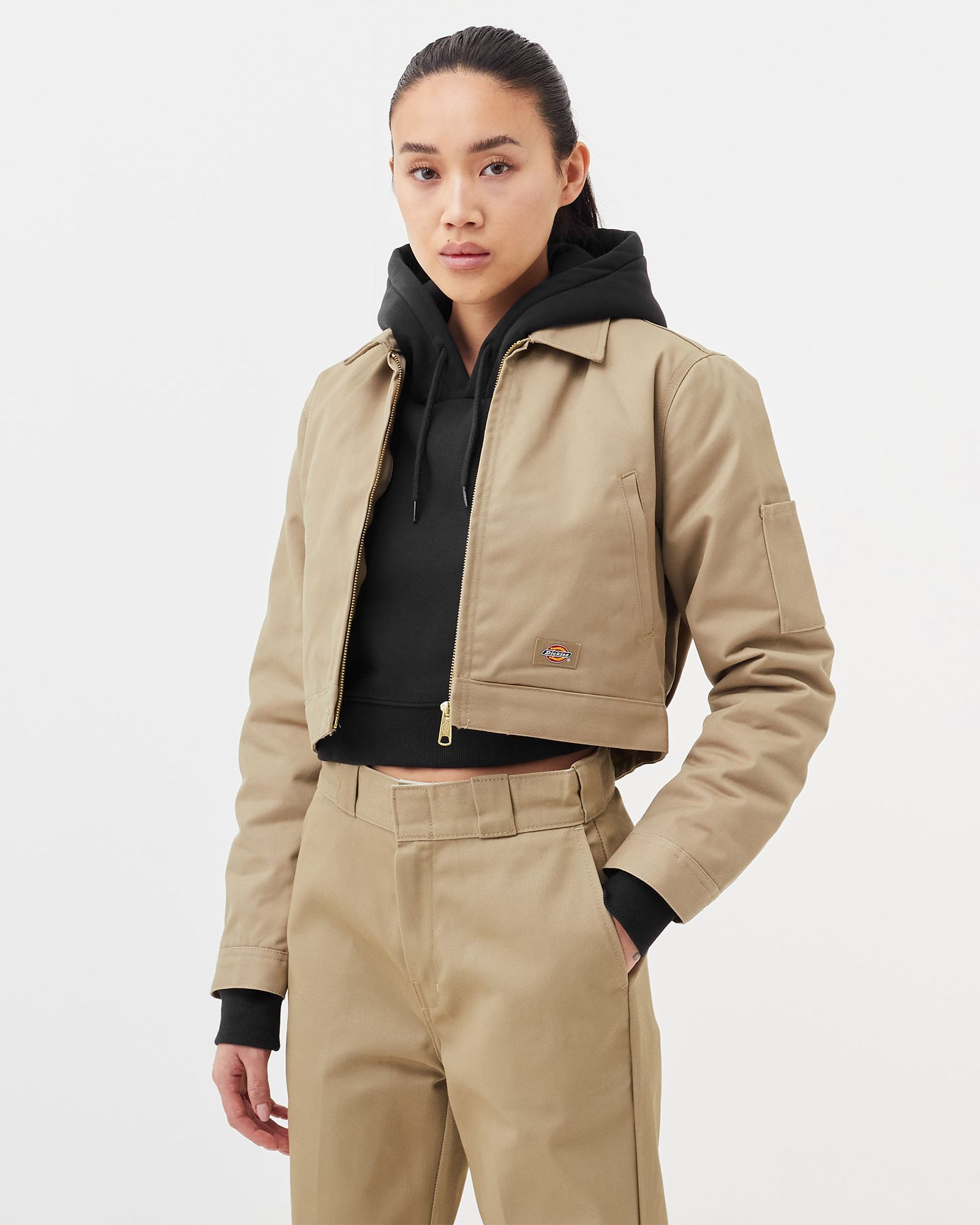 WMNS LINED EISENHOWER CROPPED REC JACKET