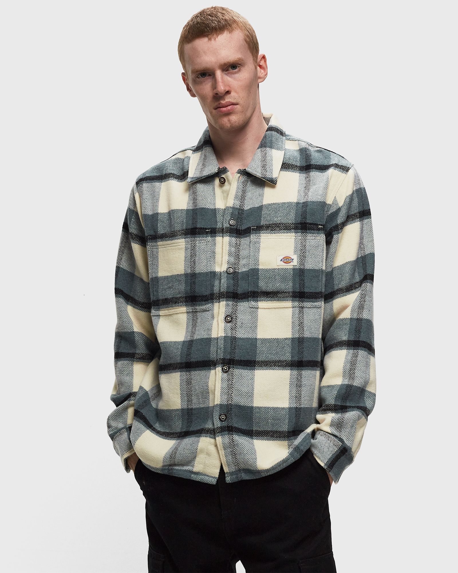 PLAID COALING LS SHIRT