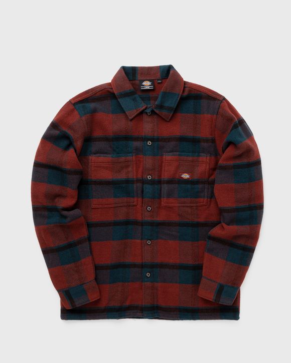 DICKIES PLAID COALING LS SHIRT Blue/Red | BSTN Store