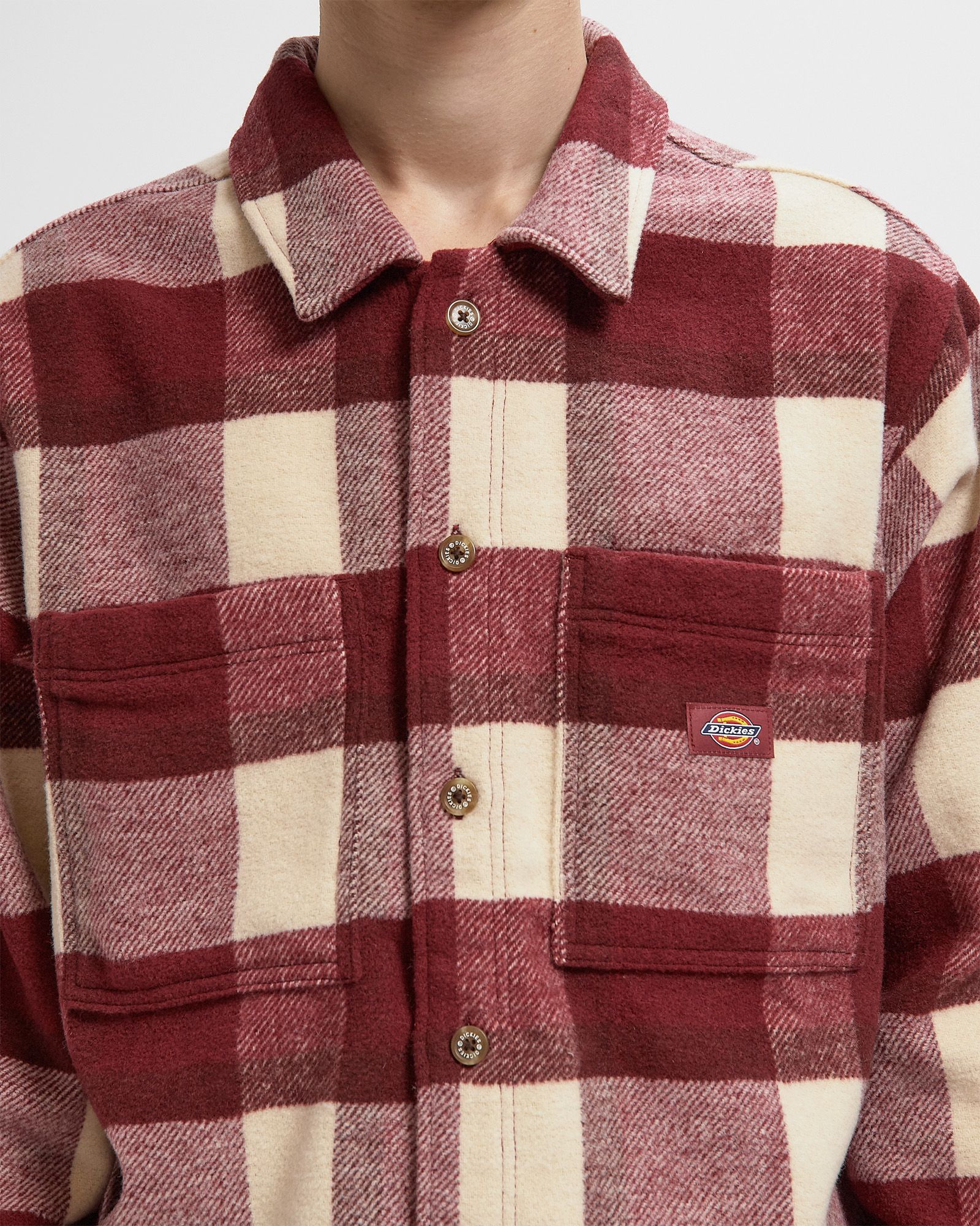 PLAID COALING LS SHIRT