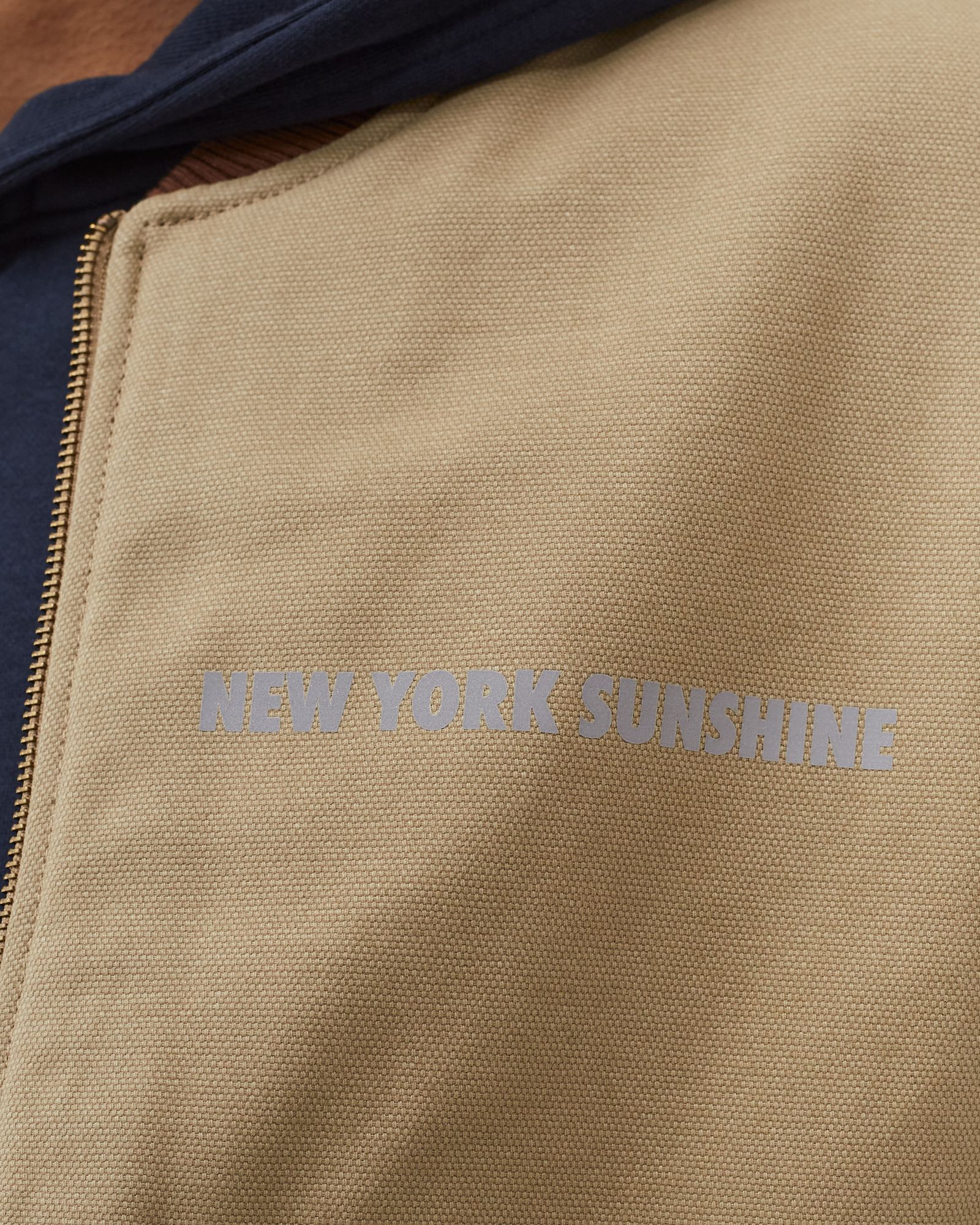 DICKIES x NYS SHERPA LINED DUCK VEST DESERT