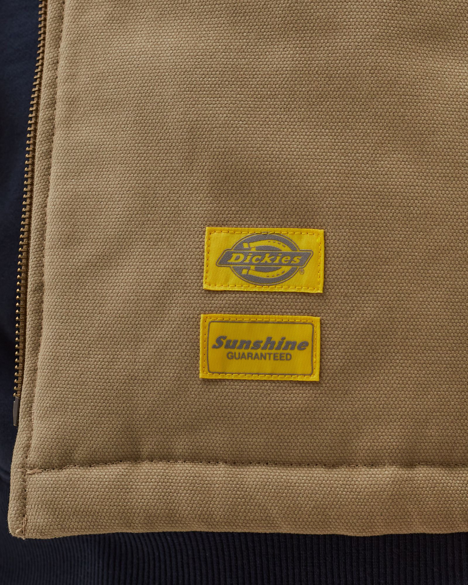 DICKIES x NYS SHERPA LINED DUCK VEST DESERT