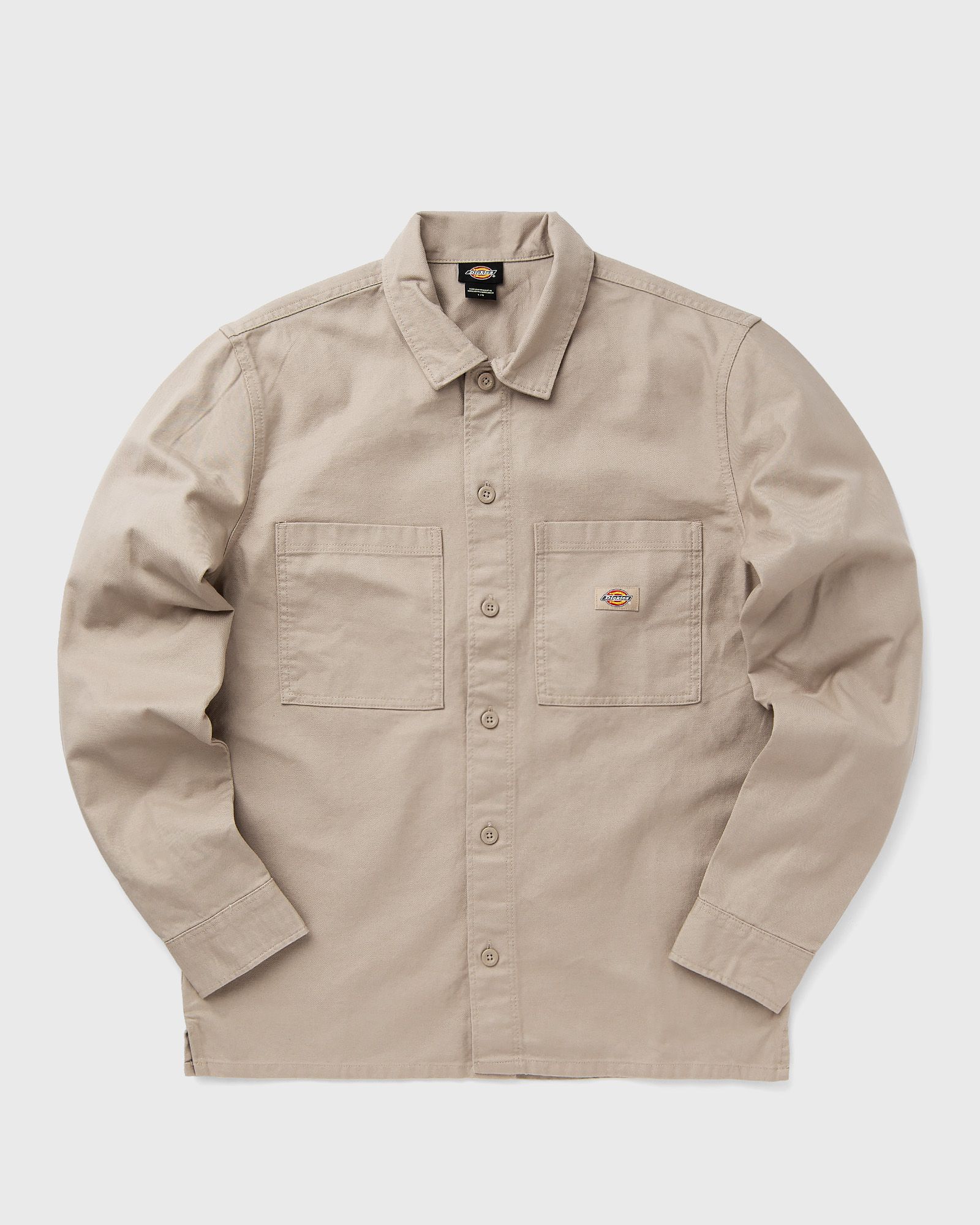 DICKIES - florala shirt sandstone men longsleeves brown in größe:l