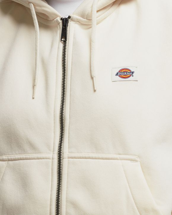 DICKIES WMNS OAKPORT ZIP HOODIE White BSTN Store