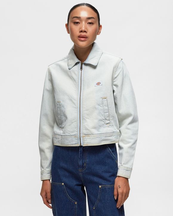 Dickies white hot sale denim jacket