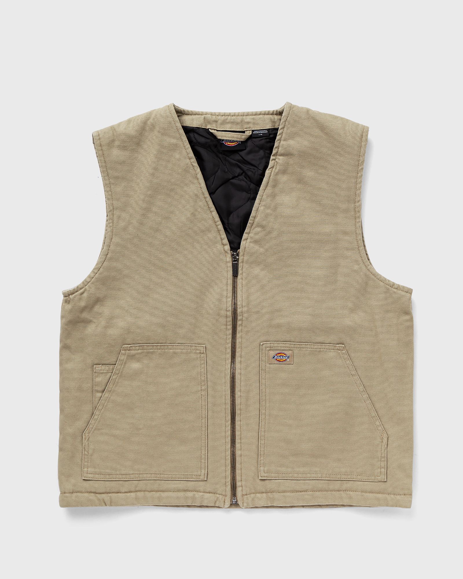 DICKIES - duck canvas smmr vest  sw desert sand men vests brown in größe:l