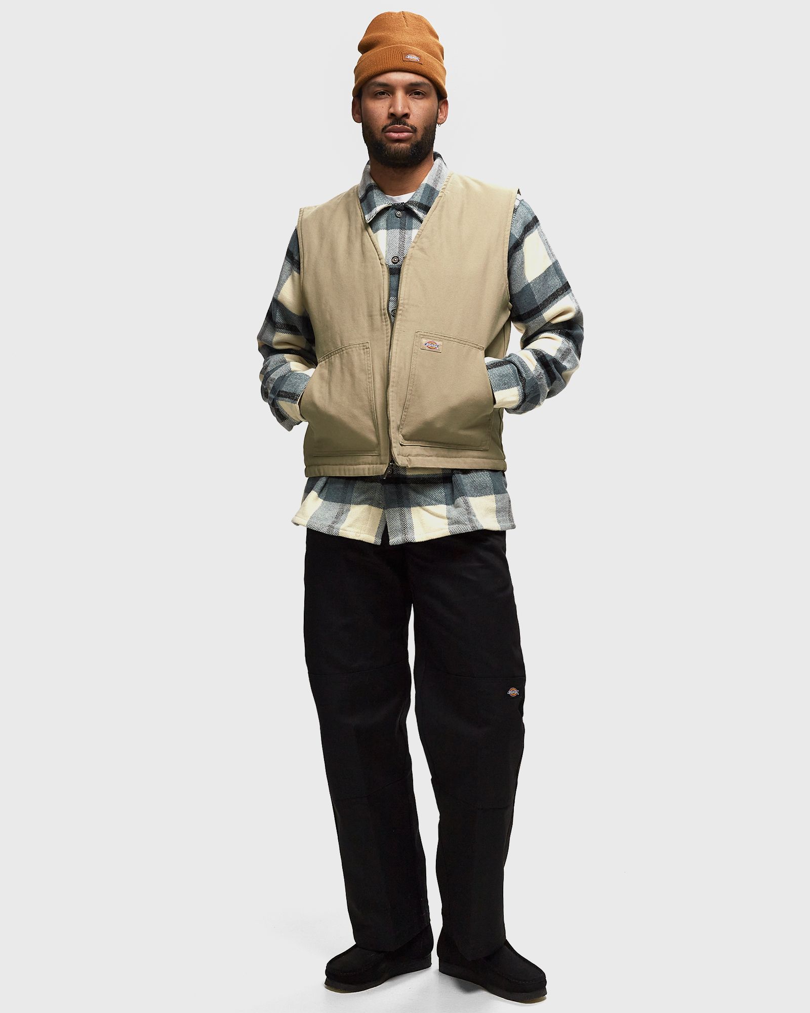 DICKIES DUCK CANVAS SMMR VEST  SW DESERT SAND