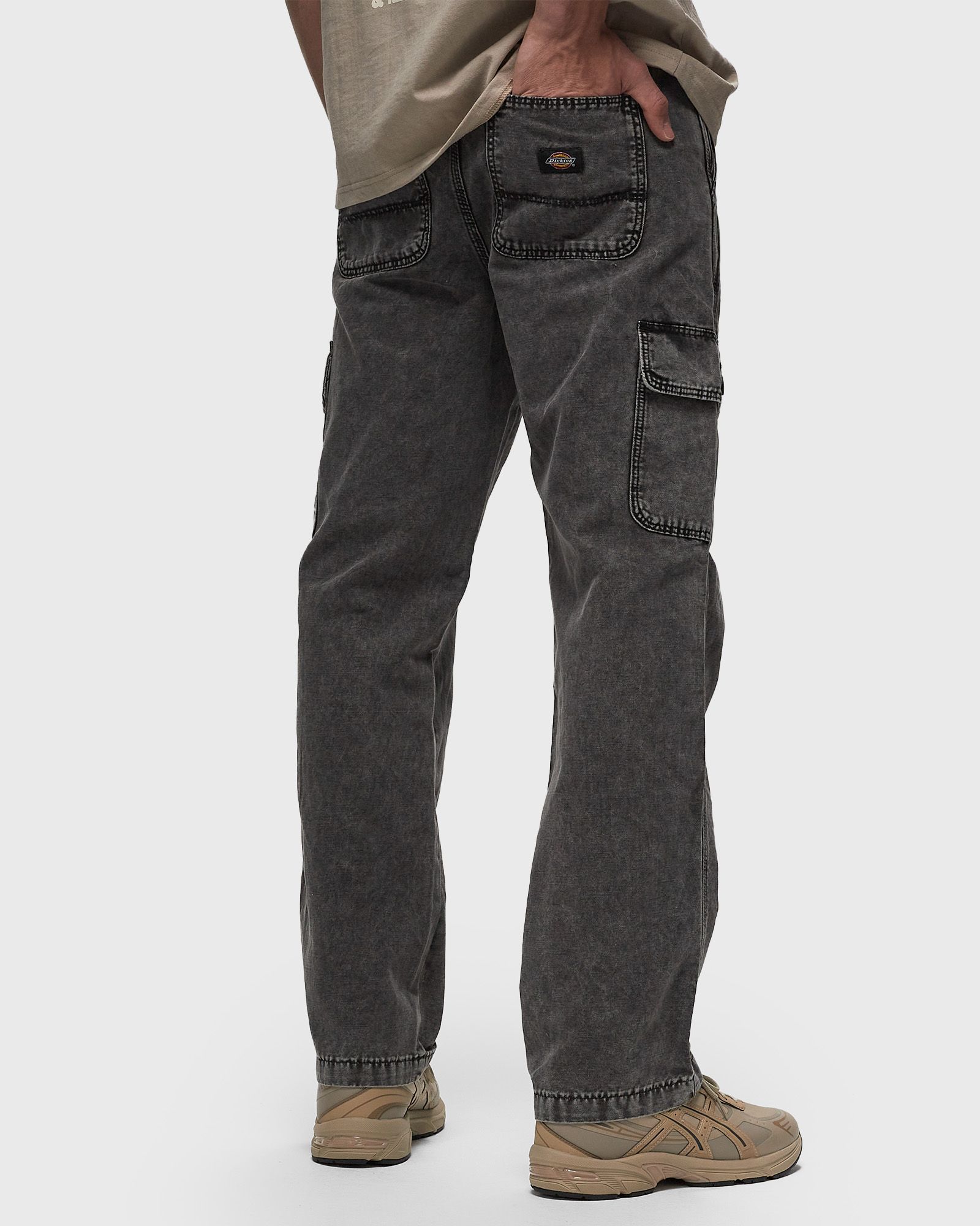 NEWINGTON PANT  DBLE DYE/ACID WASH BLACK