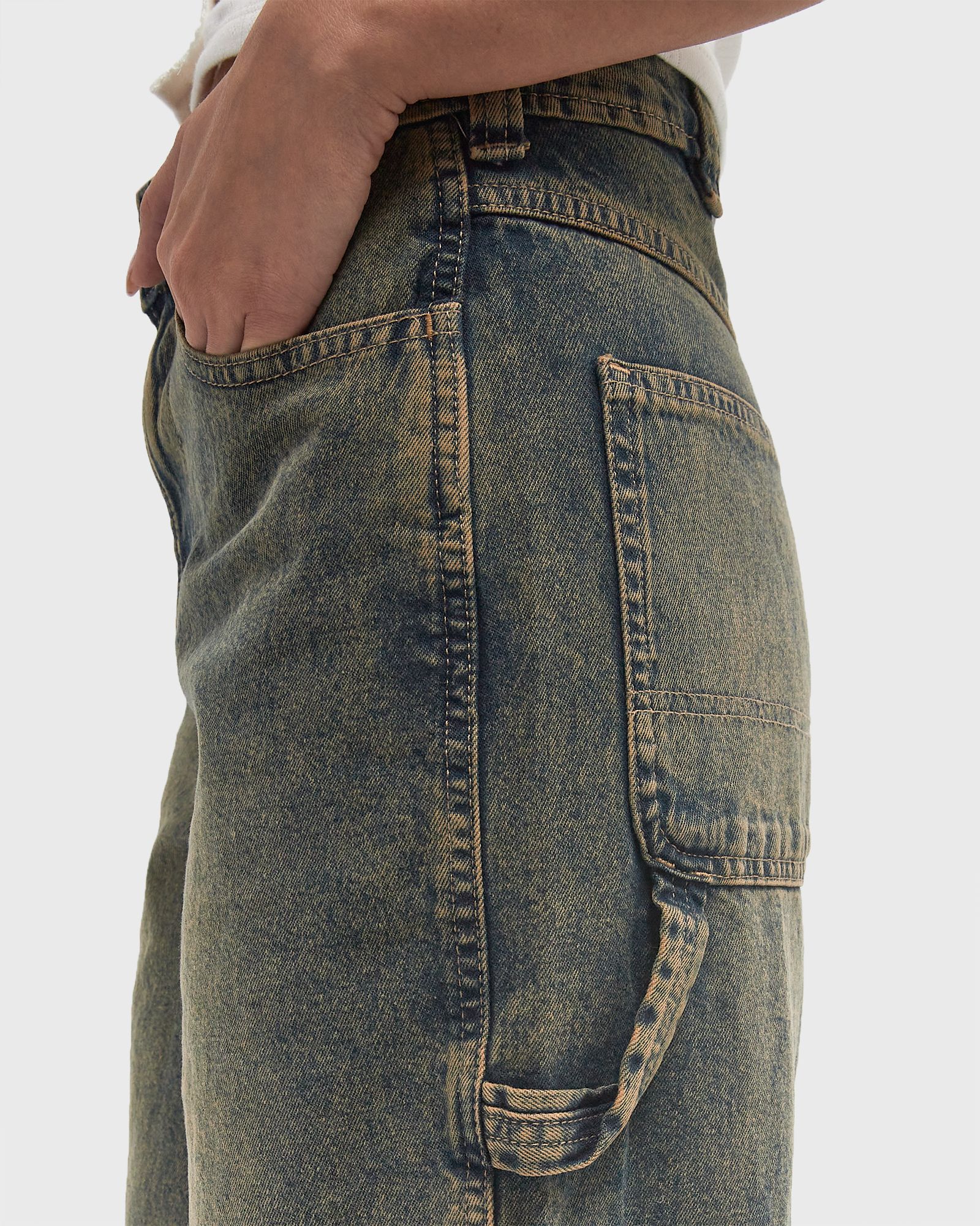 CARPENTER DENIM JORT