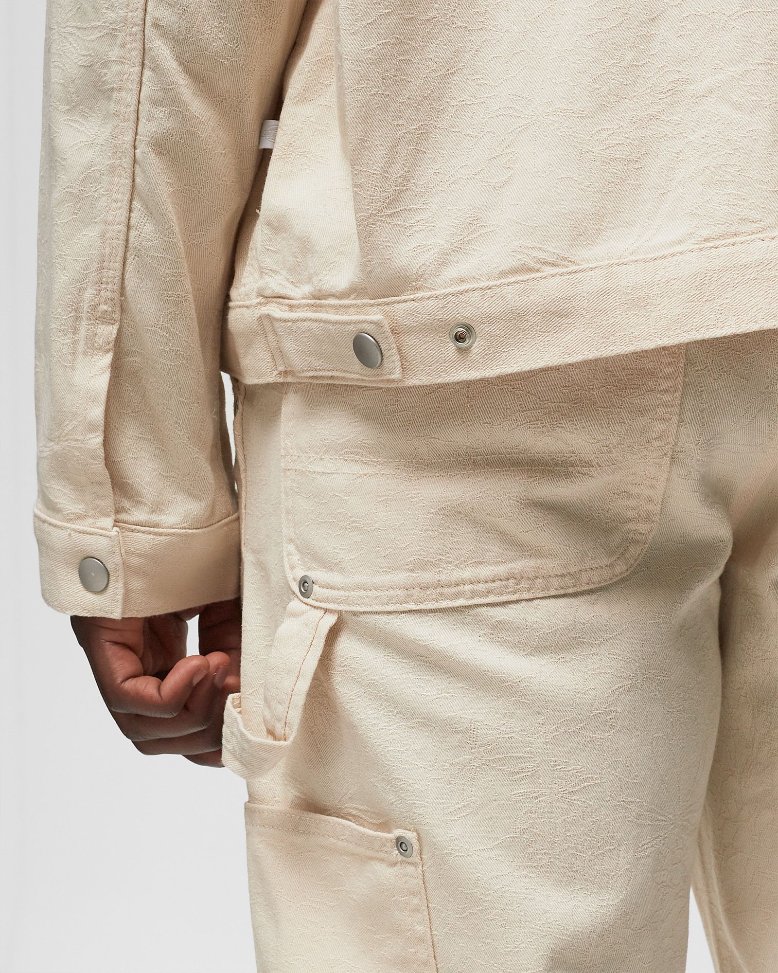 TONAL JACQUARD PAINTERS JACKET