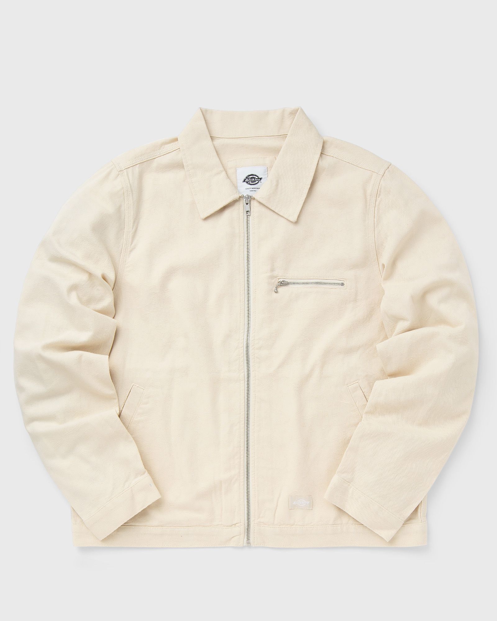 DICKIES - tonal jacquard painters jacket men denim jackets|overshirts beige in größe:l