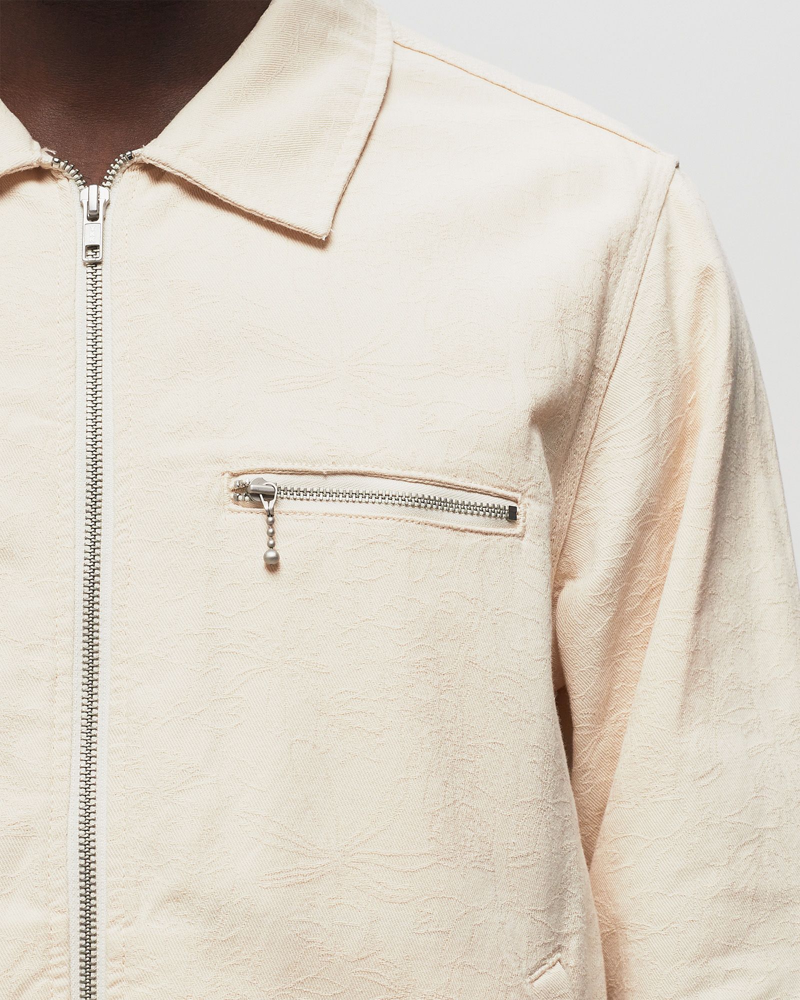 TONAL JACQUARD PAINTERS JACKET