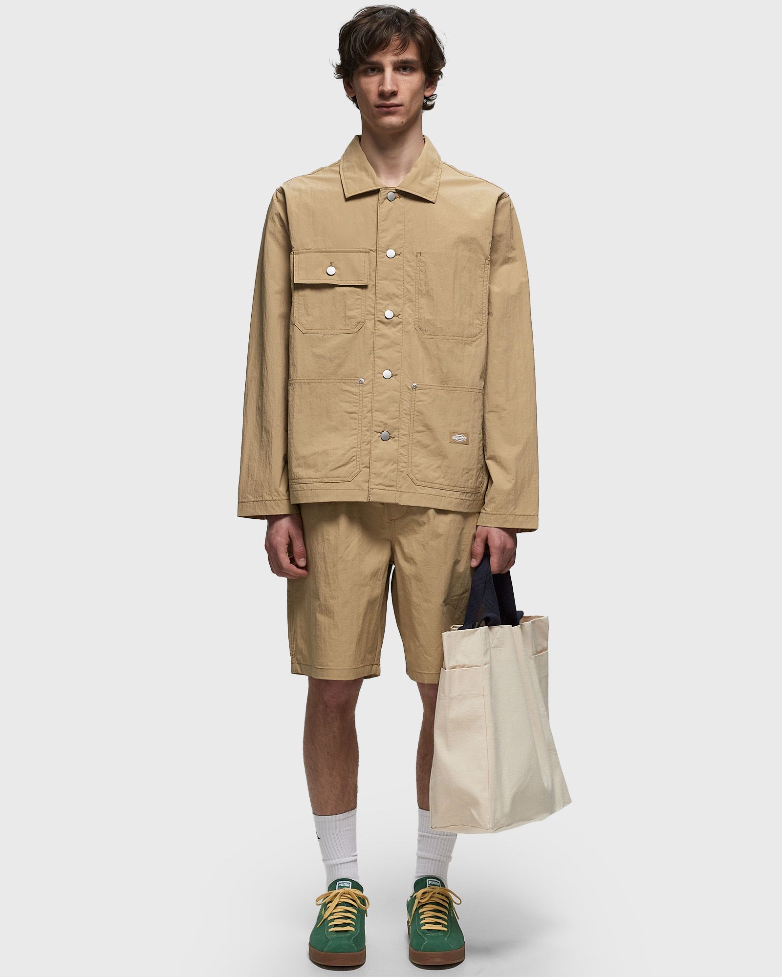 TEXTURE NYLON WORK JACKET