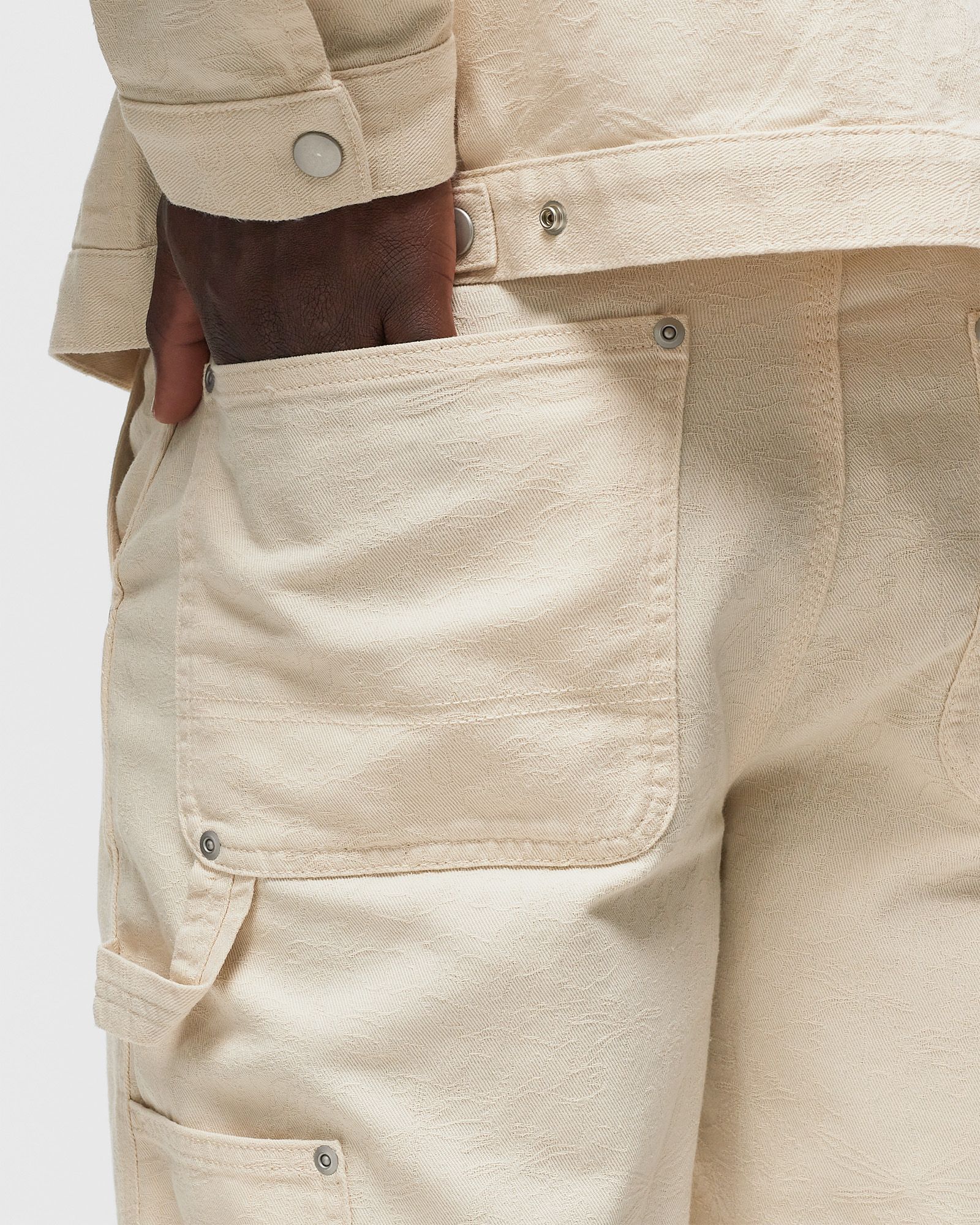 TONAL JACQUARD PAINTERS SHORTS TONAL JACQUARD NATURAL