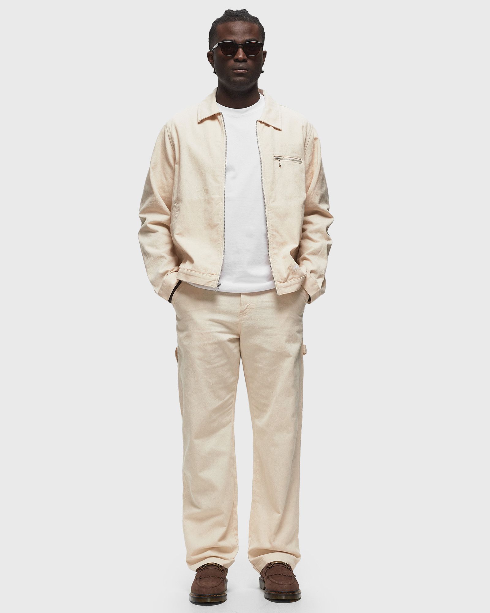 TONAL JACQUARD PAINTERS PANTS