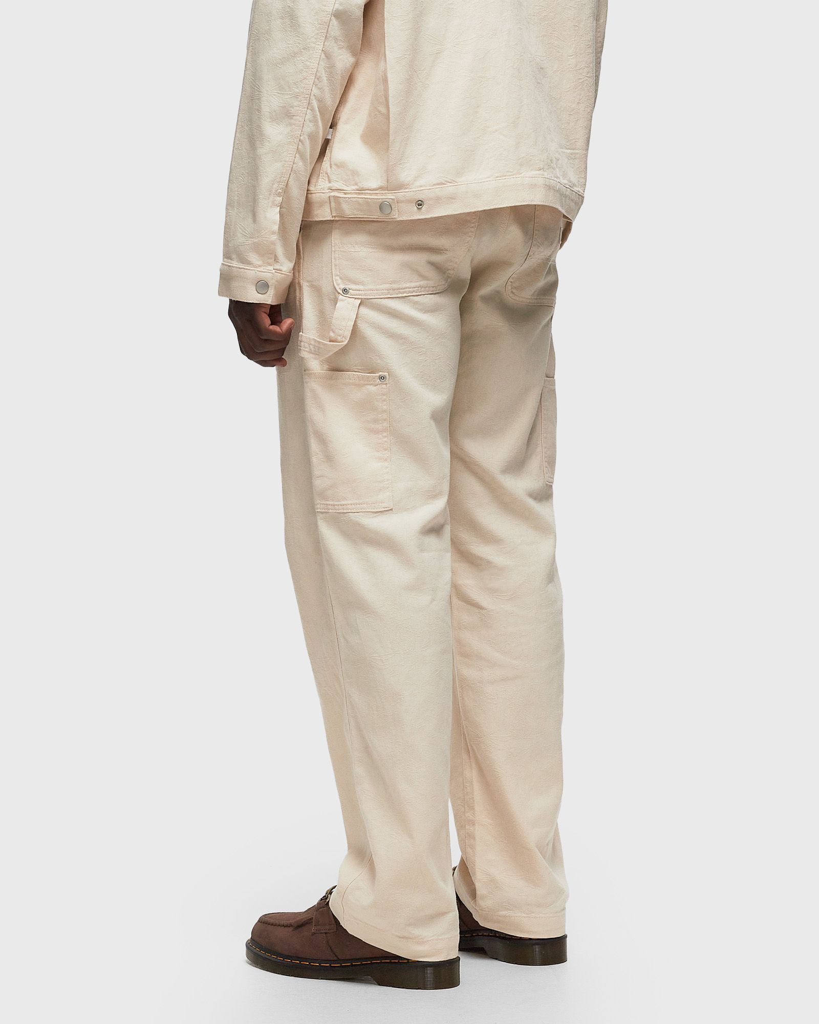 TONAL JACQUARD PAINTERS PANTS