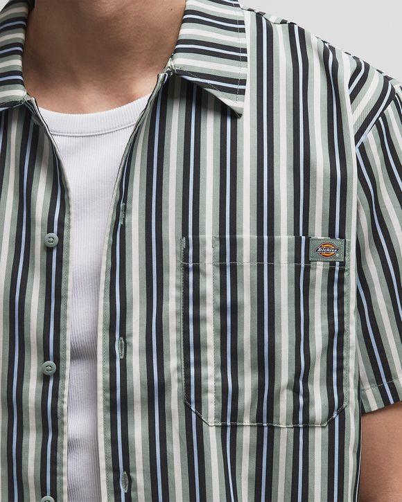 MULTI STRIPE WORK SHIRT SS