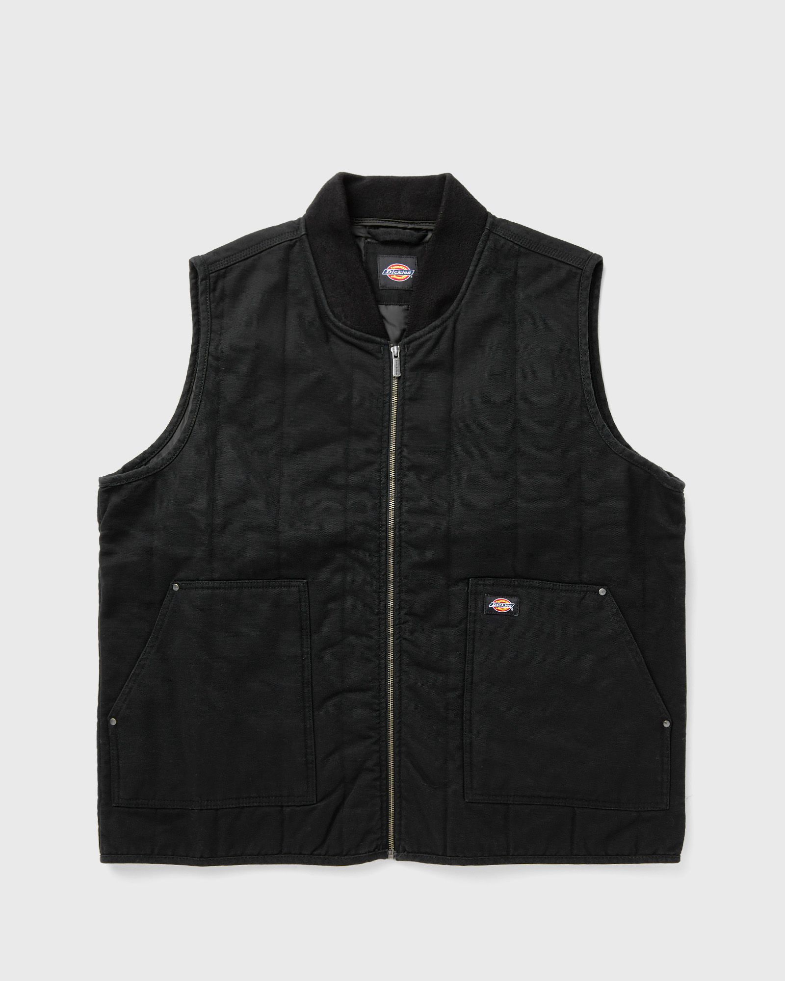 QUILTED CANVAS VEST