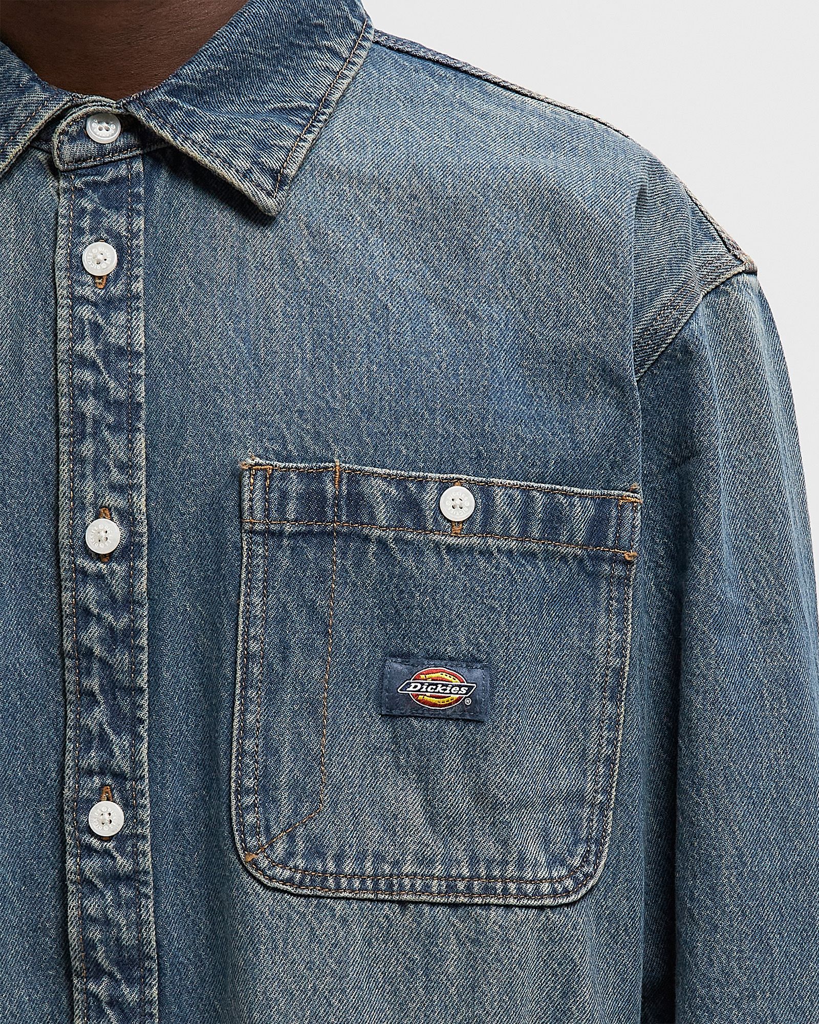 MECHANIC DENIM SHIRT LS