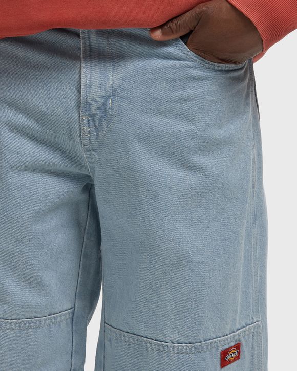 DOUBLE KNEE LOOSE STRAIGHT JEANS
