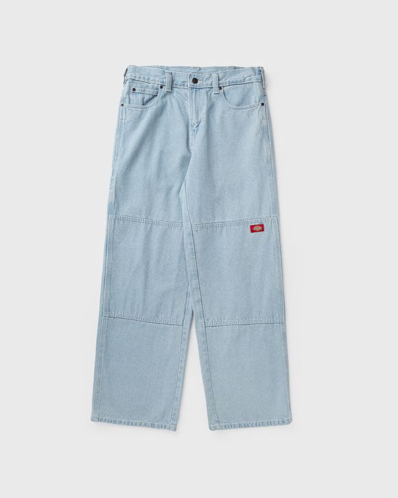 DOUBLE KNEE LOOSE STRAIGHT JEANS