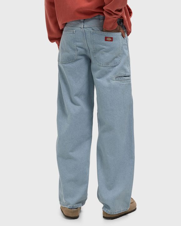 DOUBLE KNEE LOOSE STRAIGHT JEANS