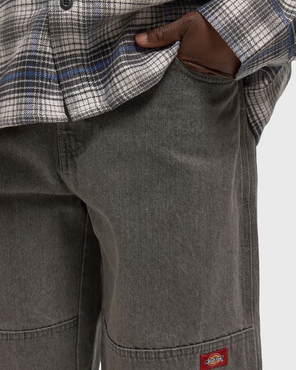 DOUBLE KNEE LOOSE STRAIGHT JEANS