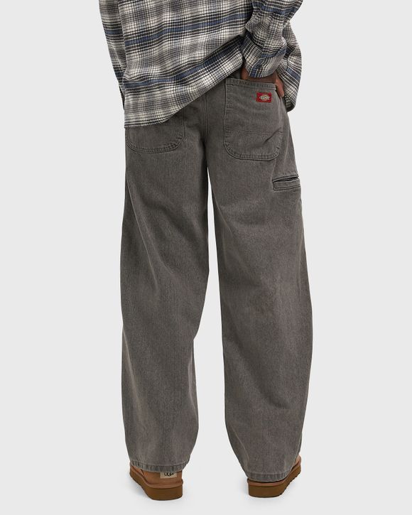 DOUBLE KNEE LOOSE STRAIGHT JEANS