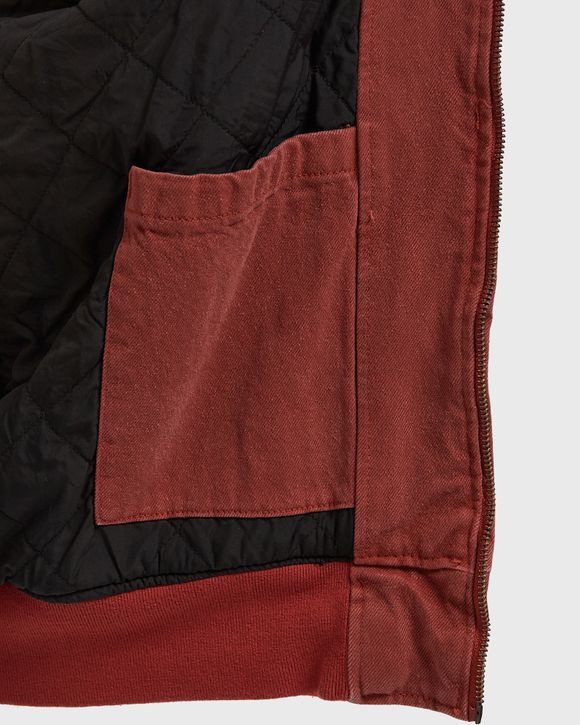 LINED DENIM HOODED BOMBER