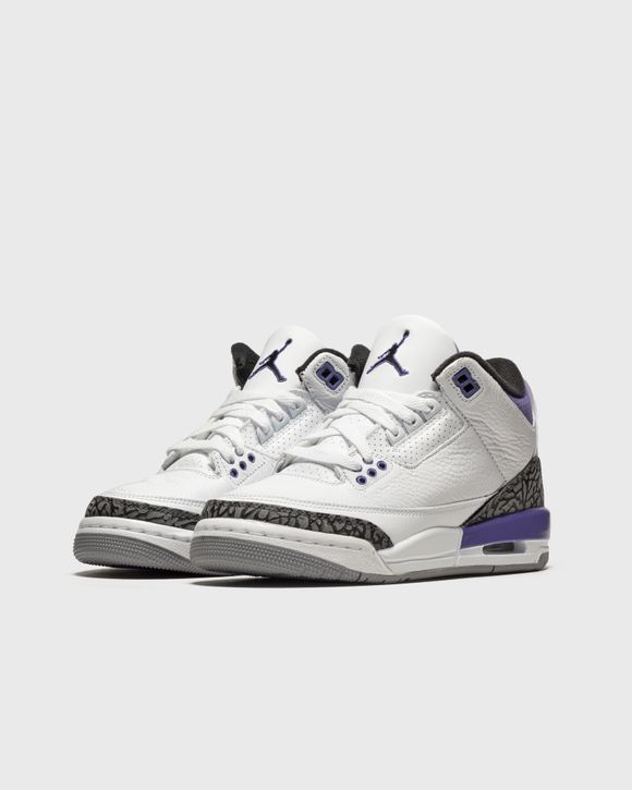 Tenis para Básquetbol Air Jordan 3 GS Dark Iris de NIños