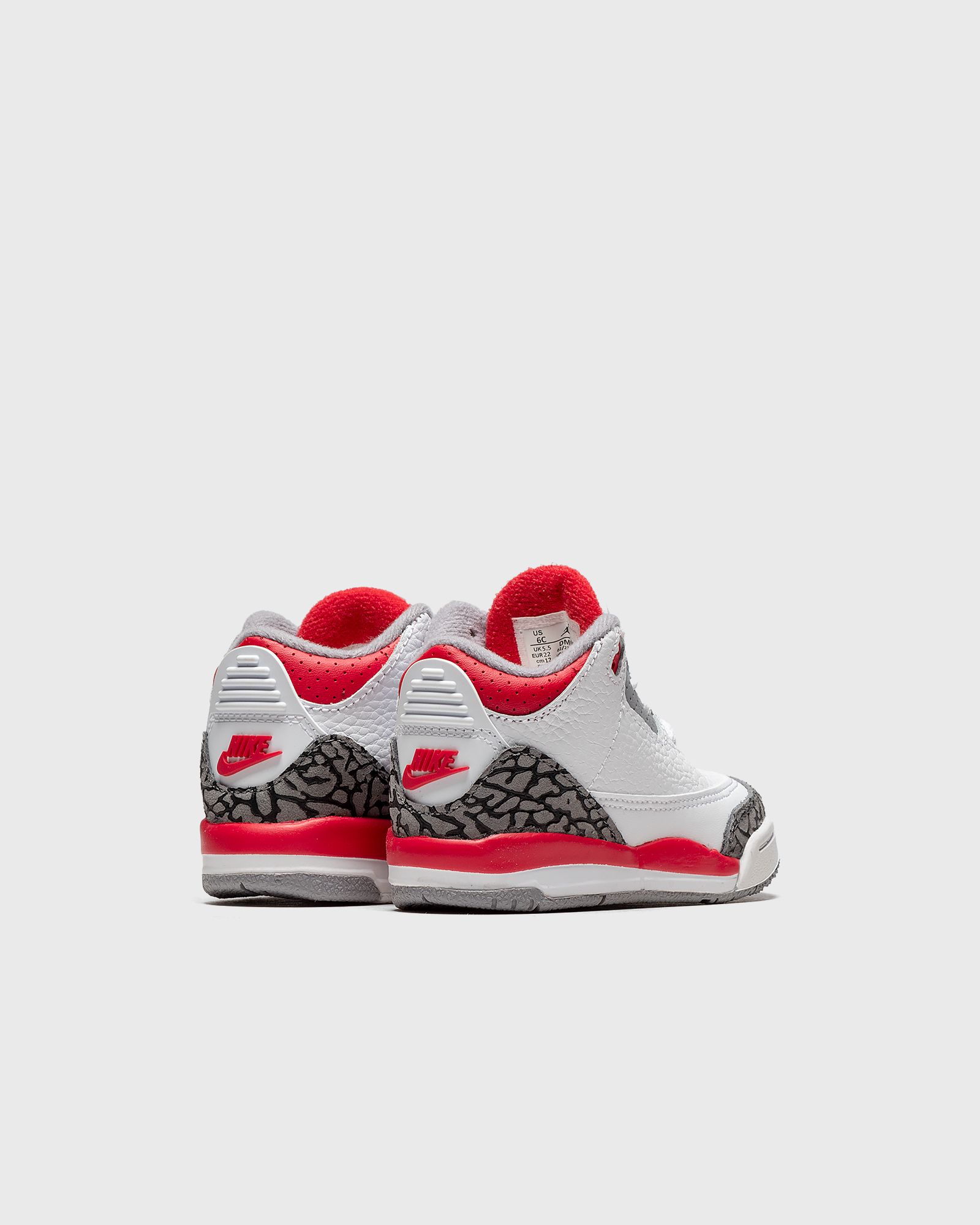 JORDAN 3 RETRO "FIRE RED" (TD)