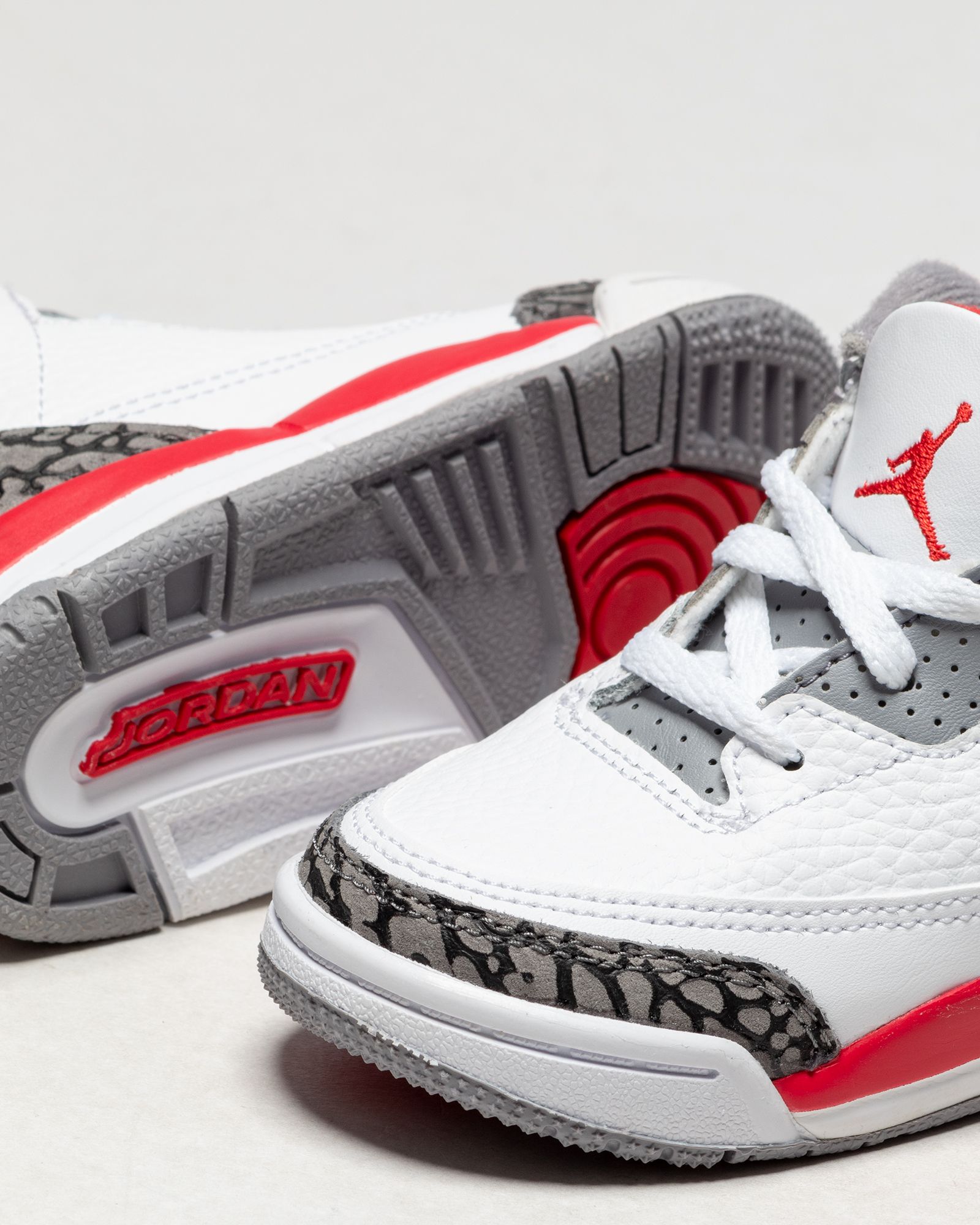 JORDAN 3 RETRO "FIRE RED" (TD)