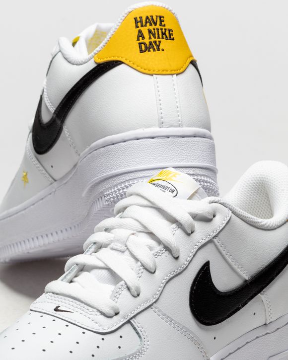 Nike Air Force 1 Low DM0983-100 Youth White/Yellow/Black Sneaker