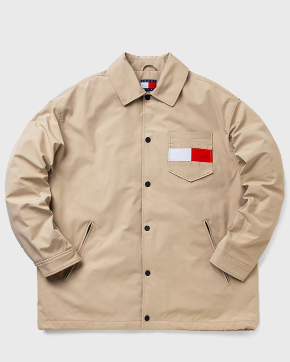 Tommy Jeans FLAG COACH JACKET Brown | BSTN Store