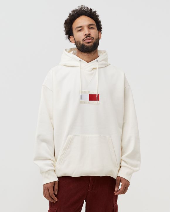 Tommy jeans flag logo on sale hoodie