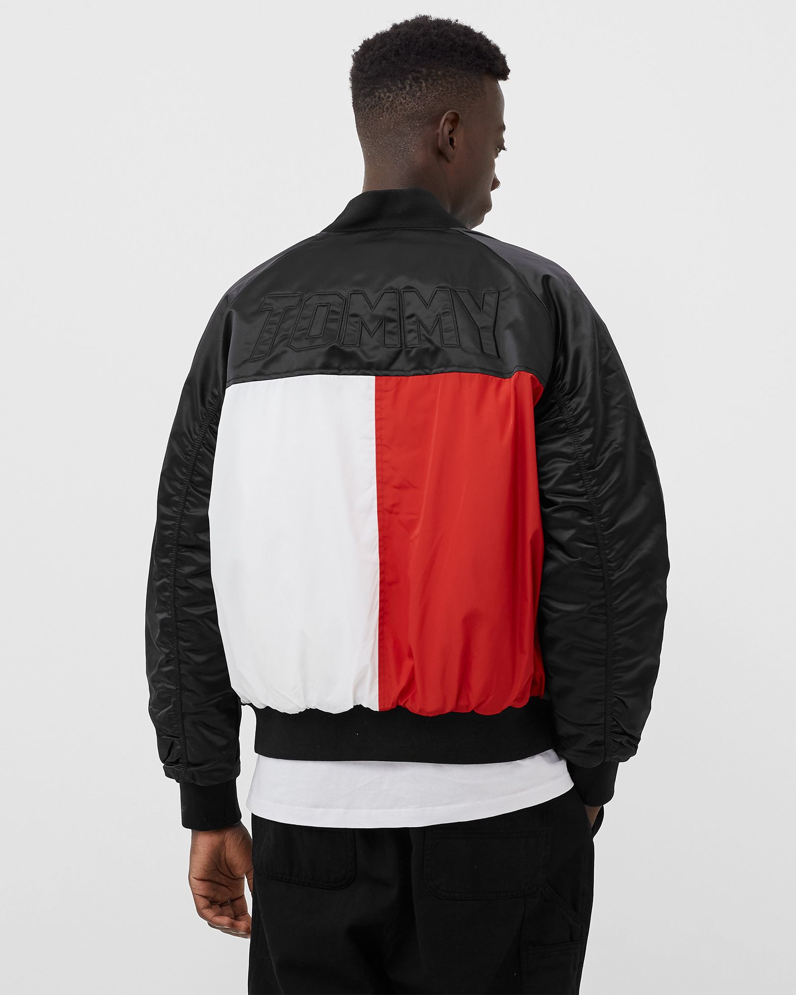 REV MONOGRAM BOMBER