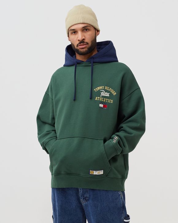 Tommy jeans hoodie green sale