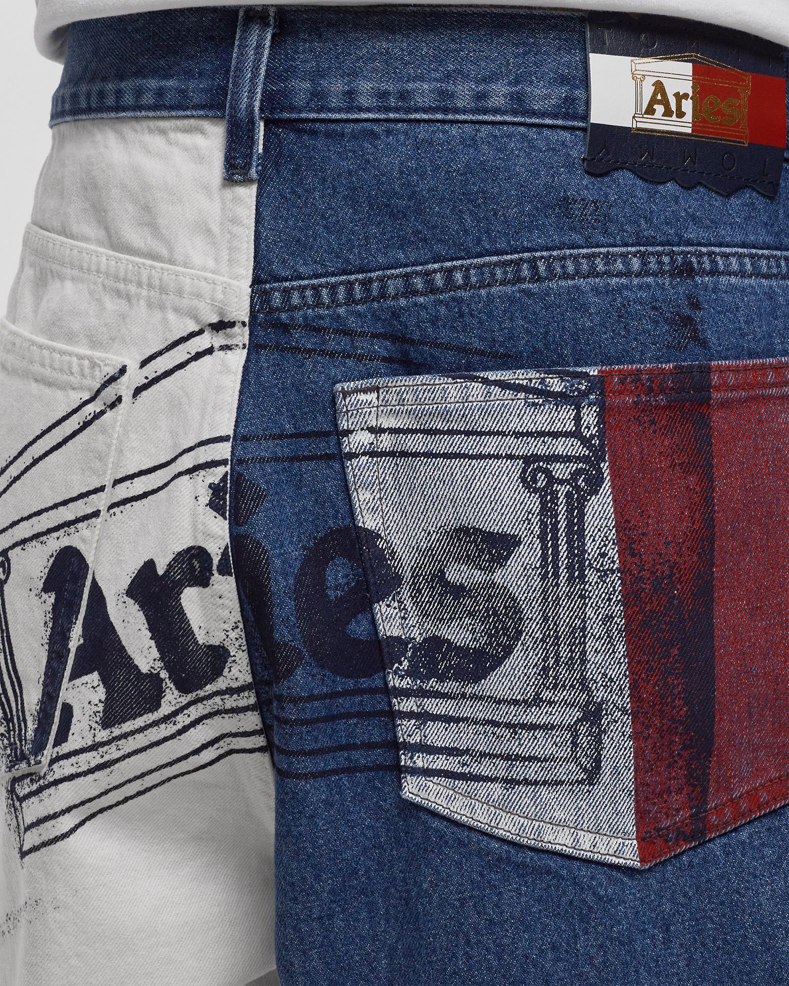 TOMMY X ARIES DENIM FLAG JEAN
