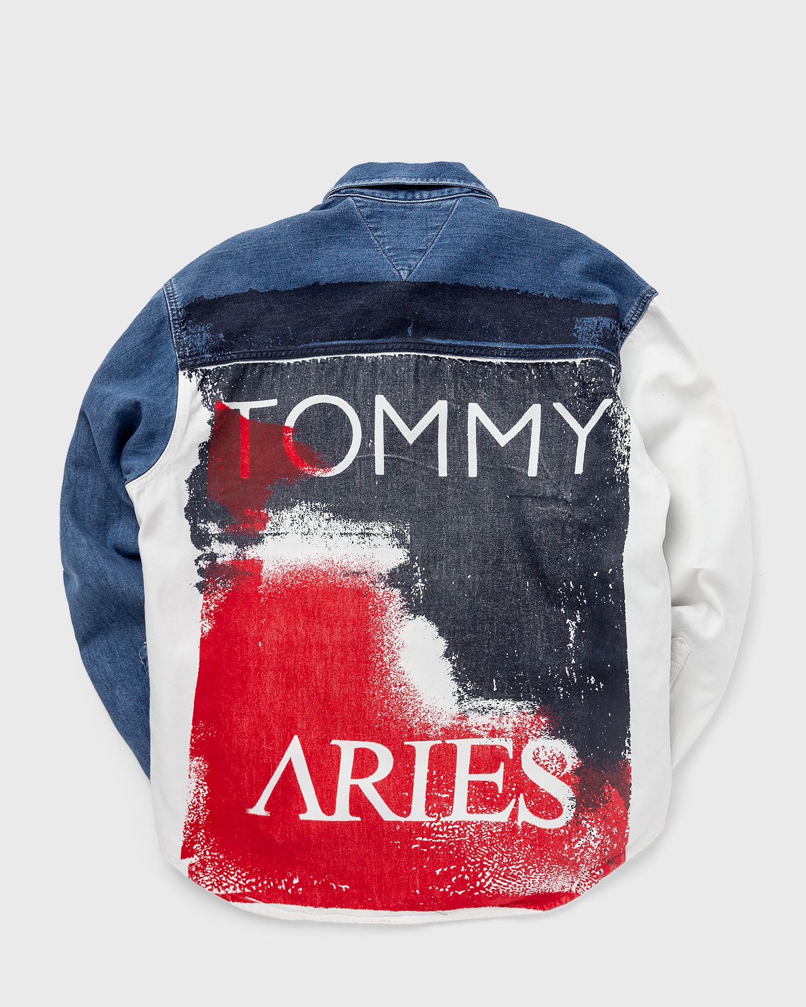 TOMMY X ARIES DENIM FLAG SHIRT