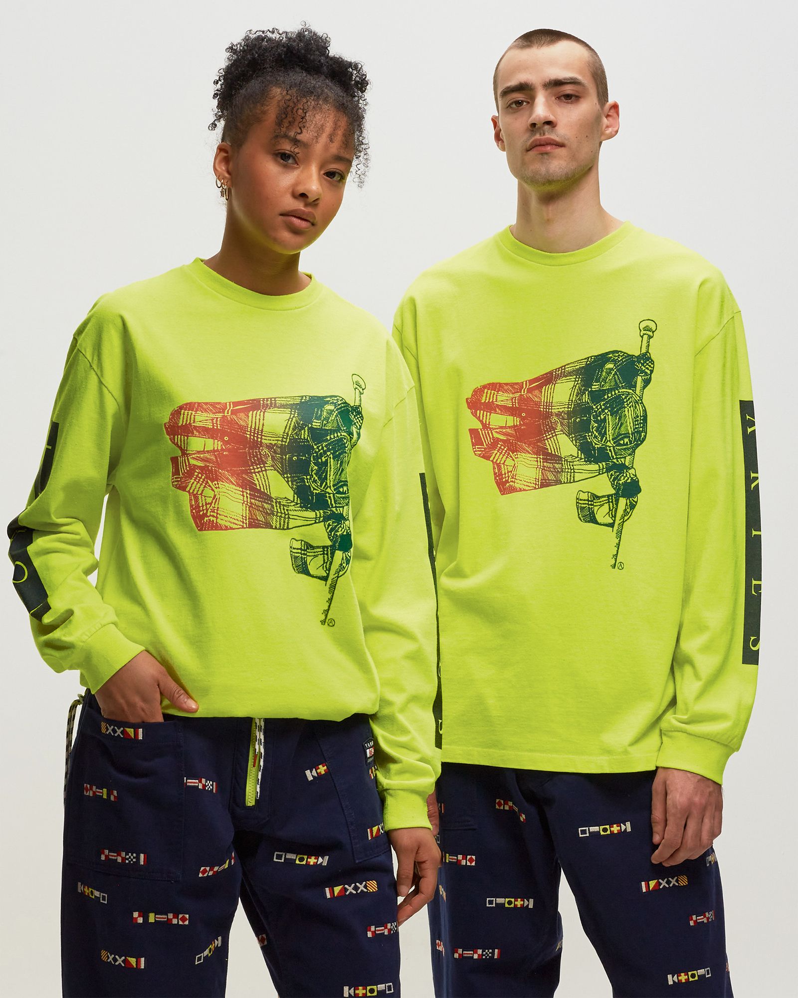 TOMMY X ARIES SHIRT FLAG LONGSLEEVE TEE