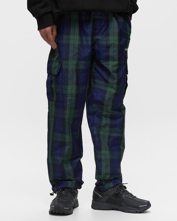 Tommy Jeans TOMMY X AWAKE TRACK PANT CHECK Blue Green Desert Sky