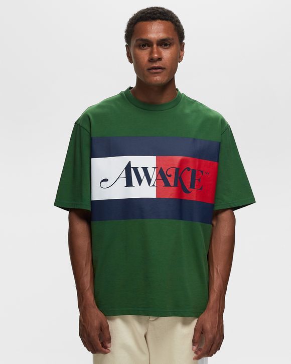 Tommy Jeans TOMMY X AWAKE FLAG TEE Green   BSTN Store