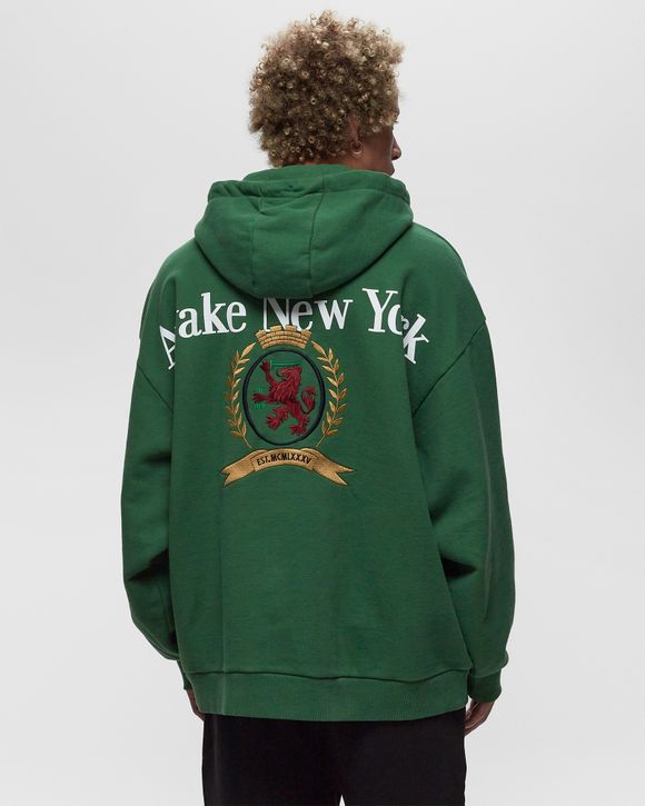 New York Yankees Taped Sleeve Green Hoodie