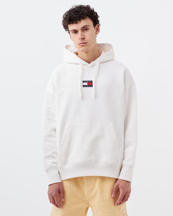 Tommy badge hot sale hoodie