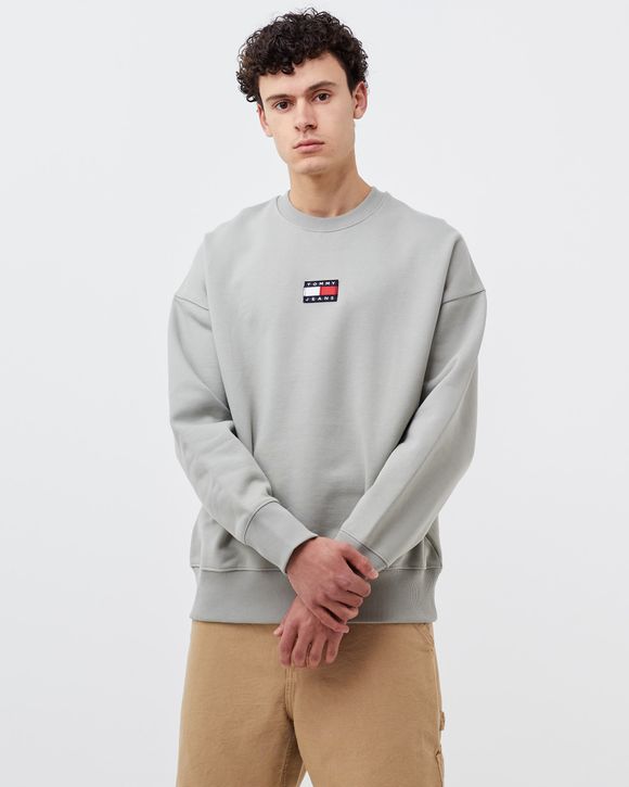 Tommy badge on sale crew sweatshirt