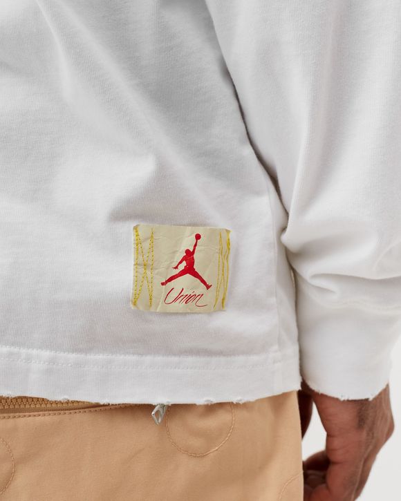 トップス Jordan x UNION Long Sleeve Tee 2XL white 楽天市場】Jordan x UNION Long Sleeve Tee ジョーダン x