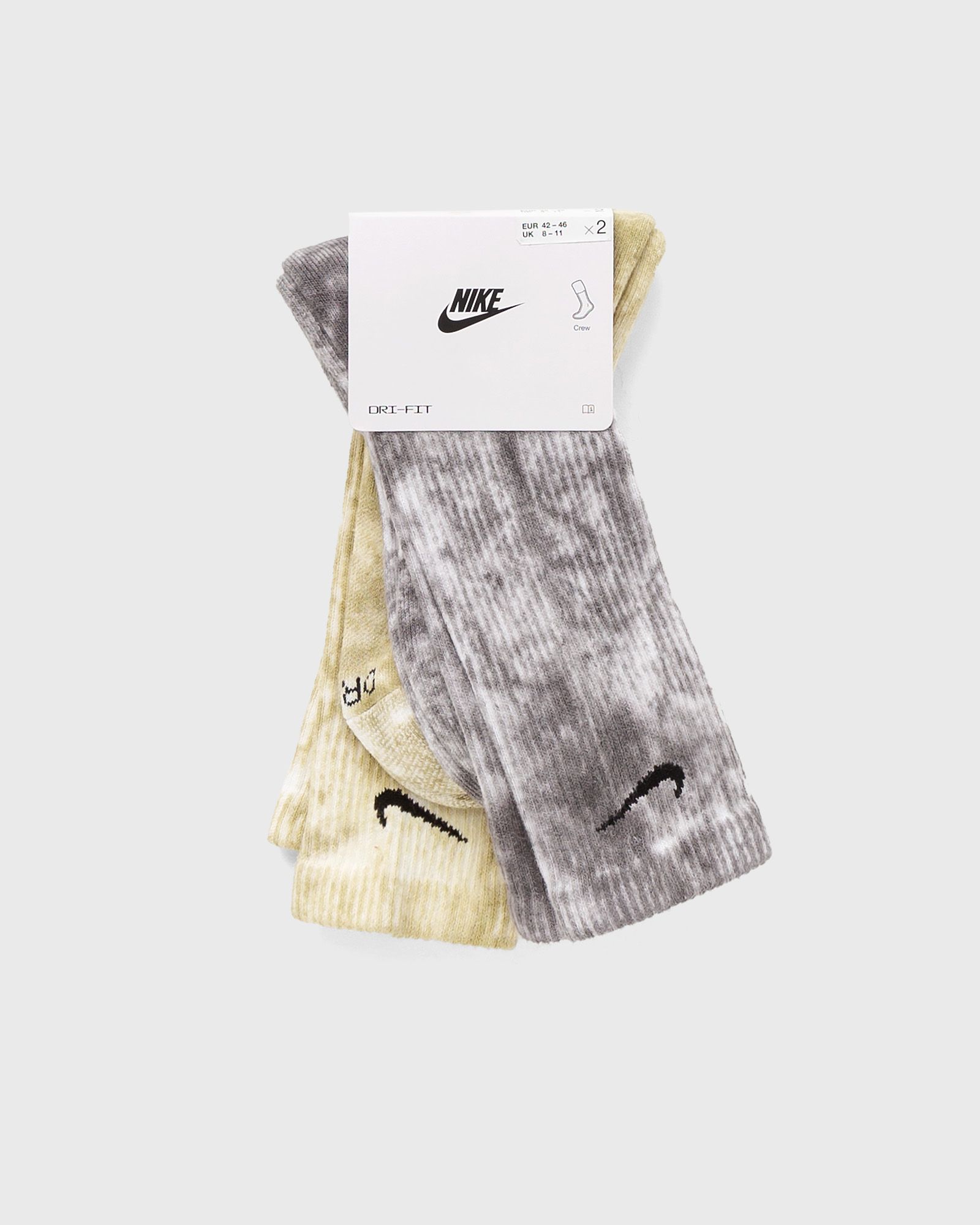 Everyday Plus Cushioned Tie-Dye Crew Socks (2 Pairs)