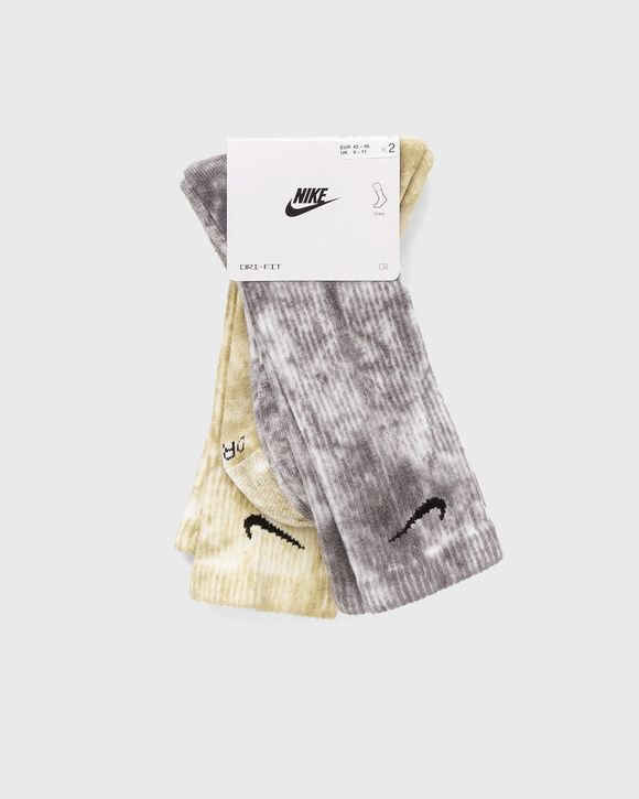 Nike Everyday Plus Cushioned Tie-Dye Crew Socks (2 Pairs) Multi