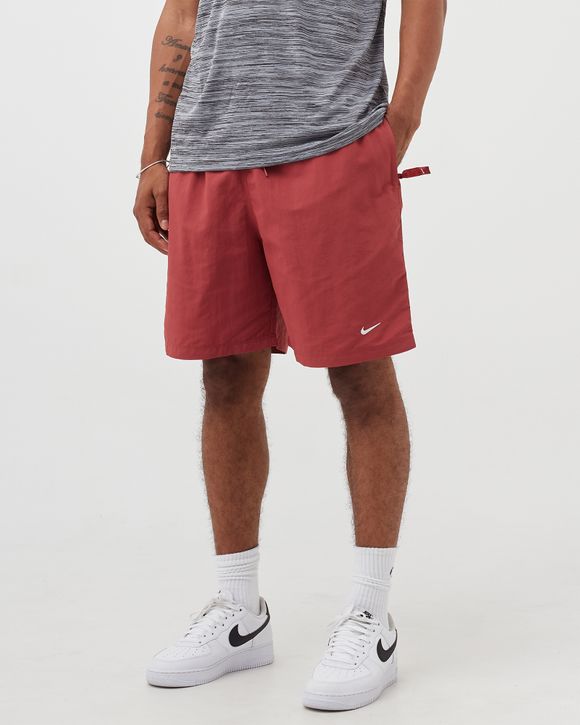 Order NIKE NRG Solo Swoosh Fleece Short dk grey heather/white